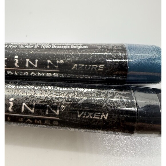 (2) SKINN Cosmetics Smudge Stick Waterproof Eye Pencils SEALED Azure And Vixen - Picture 3 of 8